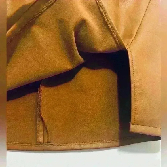 Rewash | NWT Vegan Leather Mini Skirt, Women’s Size Medium, Carmel Brown - Picture 6 of 8